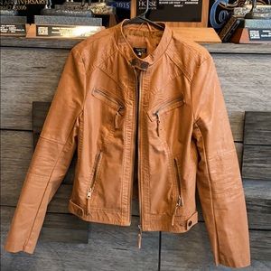 Brown/Tan Leather Jacket